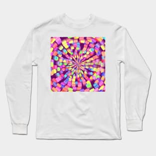 Colorama abstract candy colors Long Sleeve T-Shirt